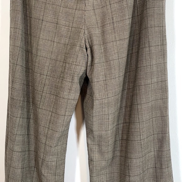 Anne Klein Vintage Academia Wool Blend Women’s Size 14 Stretch Plaid Trousers - Picture 7 of 10